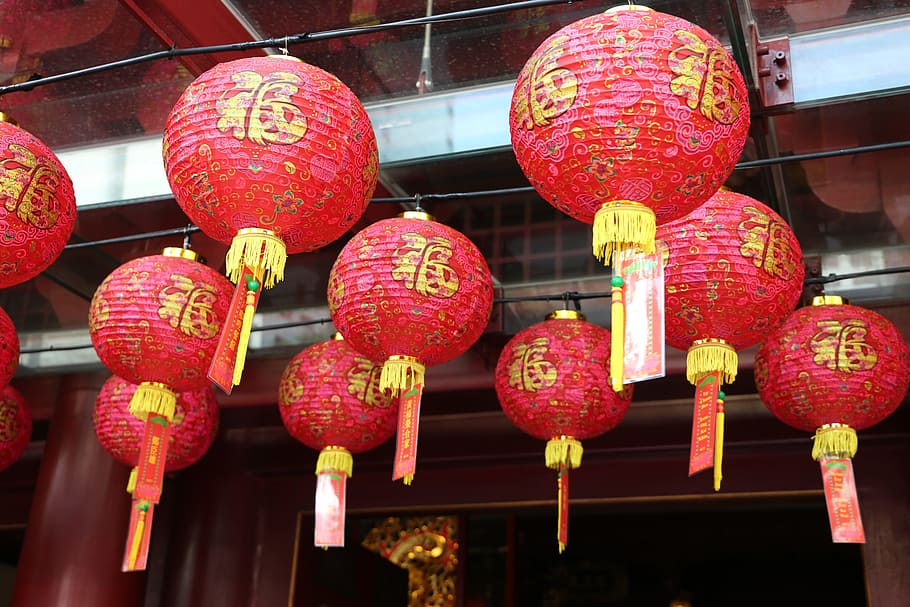 ornament, celebration, lantern, ball, hang, temple, singapore, hanging, lighting equipment, chinese lantern