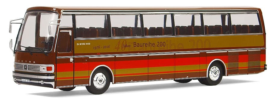 setra, s215 hd, 1976, 40 años 200 series de modelos, autobuses, coleccionar, hobby, modelos de automóviles, ocio, modelado