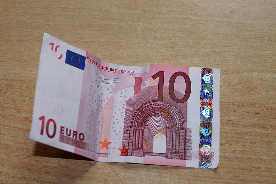 dollar bill, euro, currency, bills, paper money, 10 euro, paper currency, finance, number, wealth