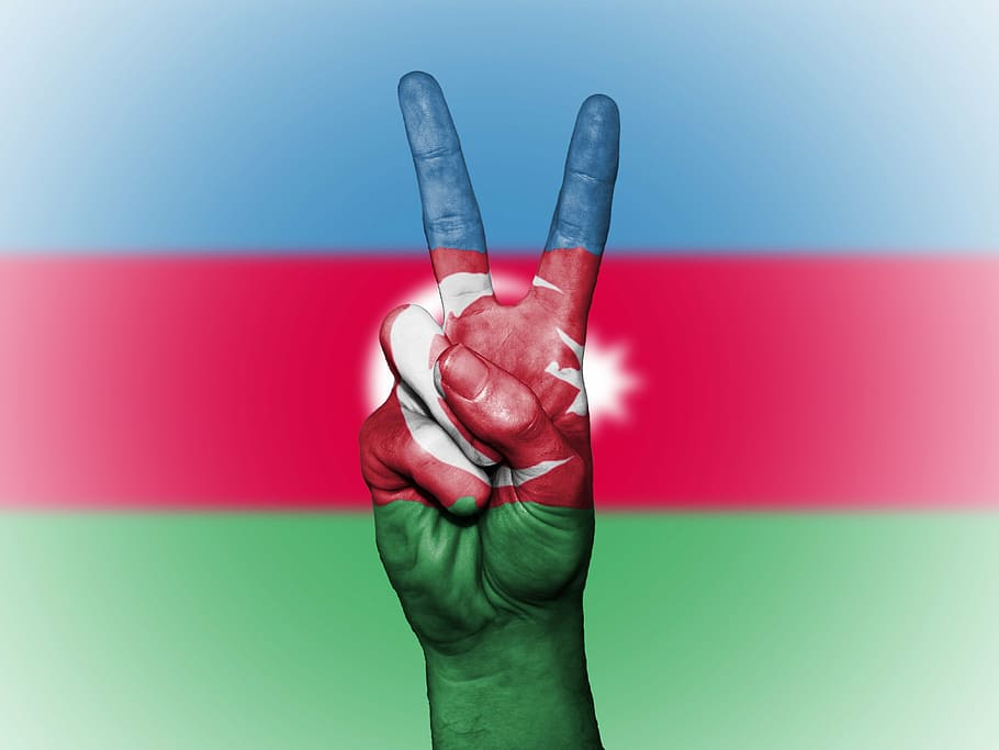 azerbaijan, flag, peace, background, banner, colors, country, ensign, graphic, icon
