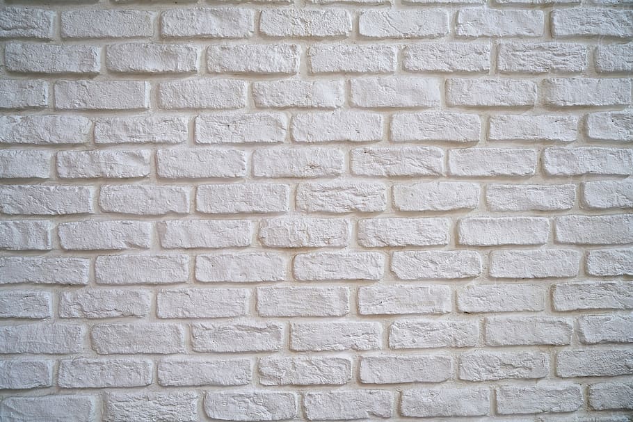 white brick wall, wall, brick, texture, concrete, wallpaper, pattern, stone, white, architecture