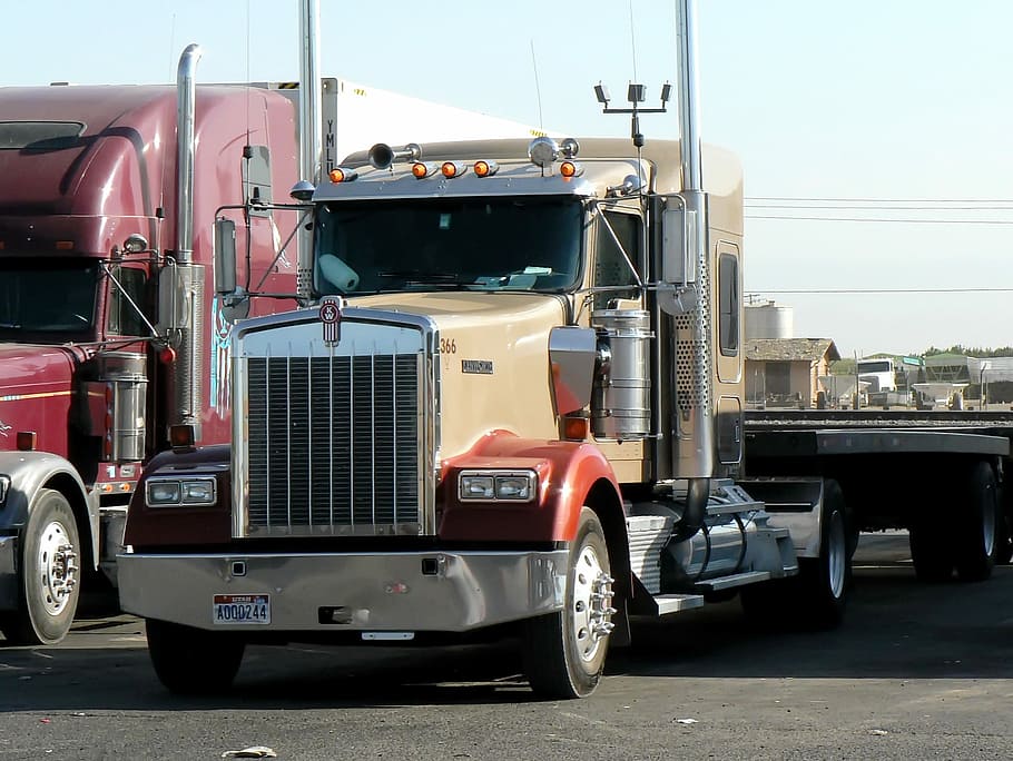 Usa, California, Truck, Transport, transportation, freight transportation, day, outdoors, land vehicle, mode of transportation
