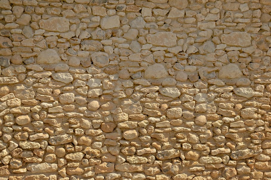 brown, concrete, brick wall, house wall, wall, outer wall, stones, bricked, hard, impermeable