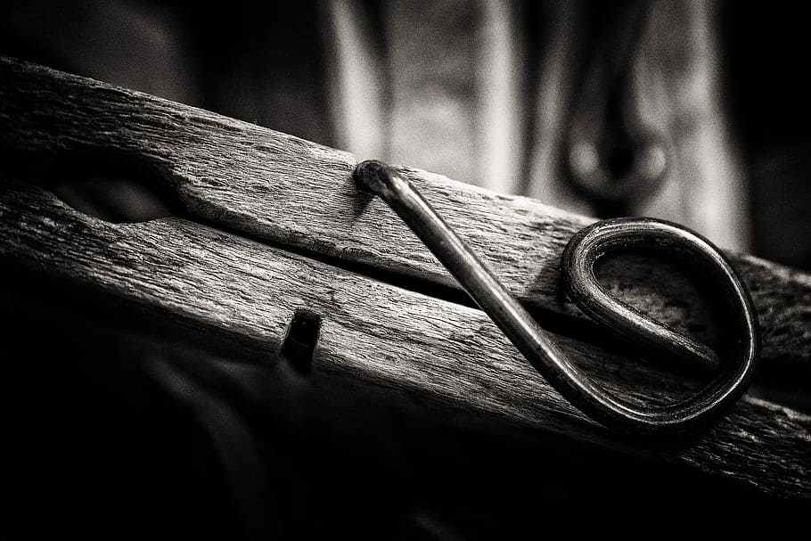Background, Detail, Structure, Hdr, black and white, a clothespin, music, old-fashioned, close-up, musical instrument