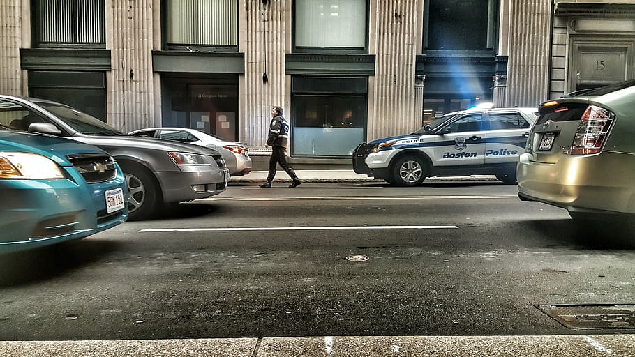 ace spencer, downtown, financial district, boston, massachusetts, united states, usa, police, bpd, boston police