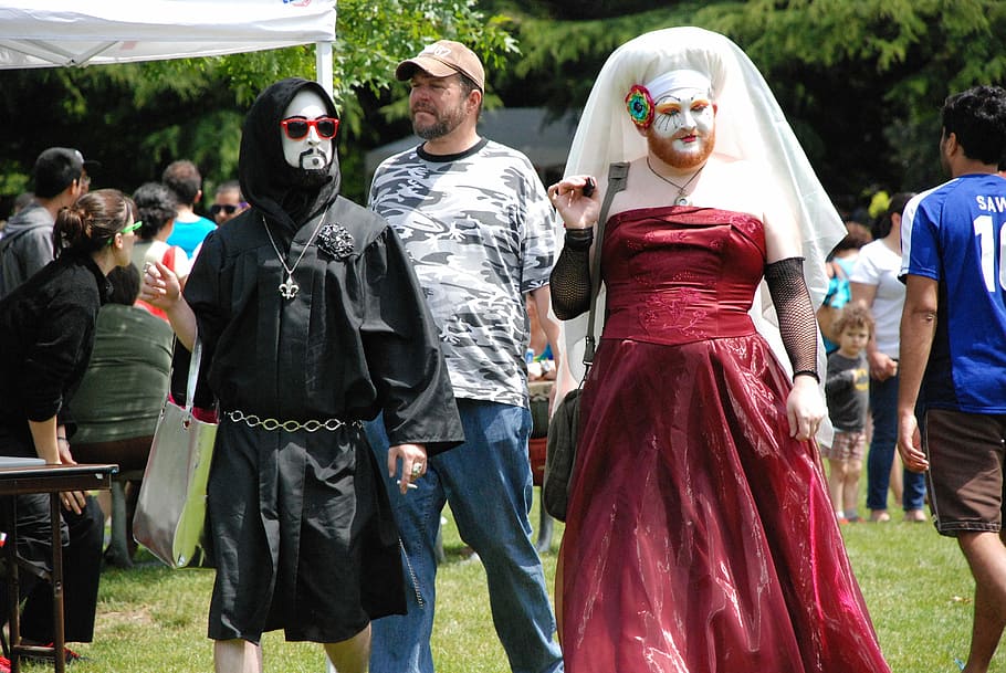 two, man, wearing, costumes, Gay, Drag Queen, Homosexual, Lgbt, seattle, pride