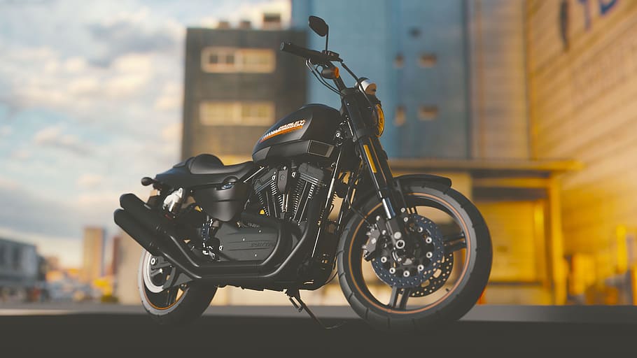 black, cruiser motorcycle, shallow, focus photography, bike, honda, motorbike, motorcycle, mode of transportation, transportation