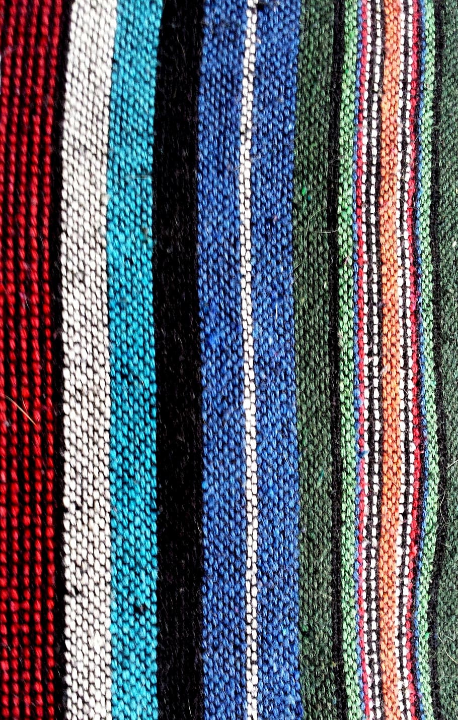 multicolored, vertical, striped, textile, texture, mexican, colors, pattern, design, tribal