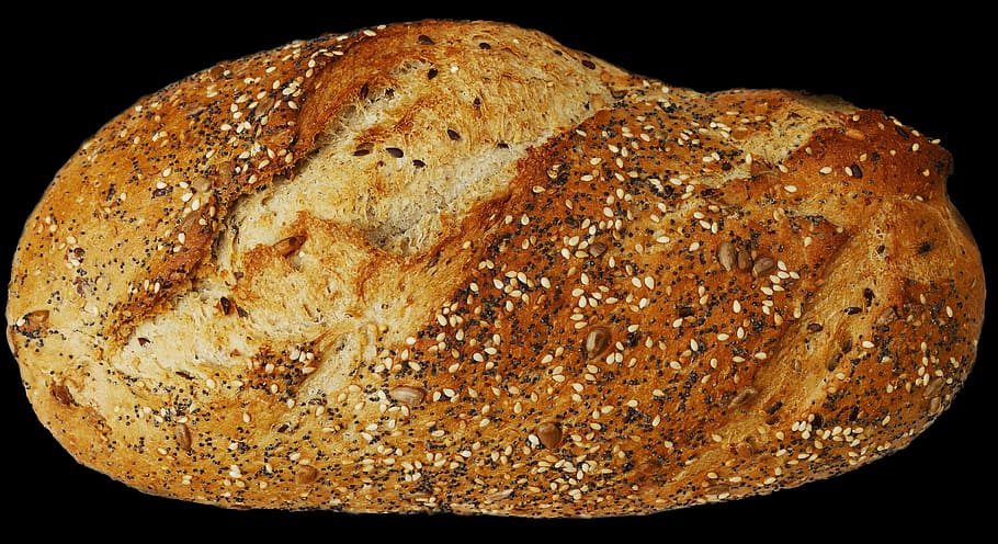 pan, pan de grano, hogaza de pan, hojaldre, crujiente, horneado, pan blanco, productos horneados, vísperas, corteza