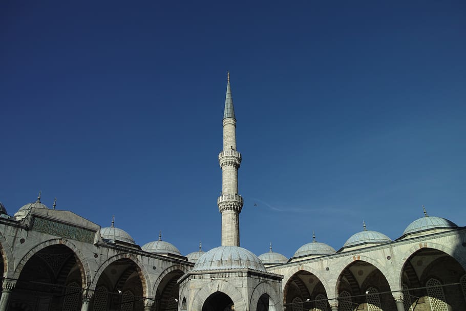 sultanahmet, cami, minaret, istanbul, turkey, architecture, religion, islam, the minarets, city