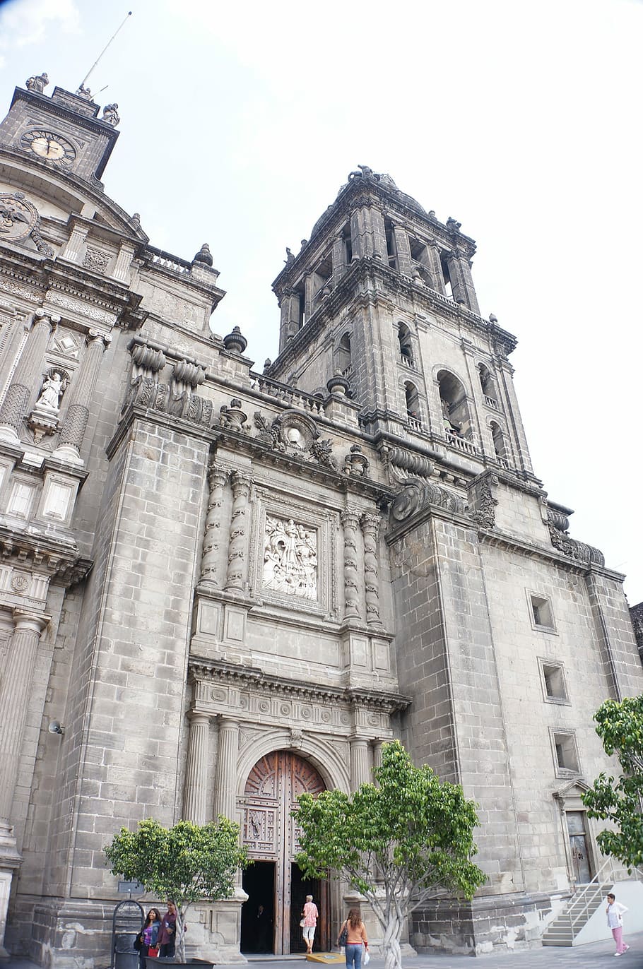 Cidade do México, Praça, Zócalo, catedral, igreja, mexicano, viagem, marco, latim, católico