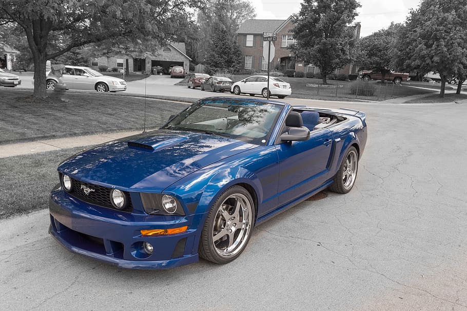 car, mustang, auto, automobile, vehicle, sport, ford, race, racing, mode of transportation