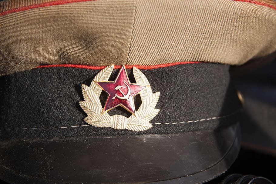 Flea Market, Militaria, Military, Cap, military cap, red army, hammer and sickle, nippes, junk, were used