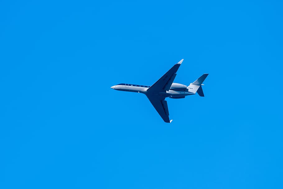 putih, terbang, langit, Jet Pribadi, Jet, Pesawat, Penerbangan Utair, utair, transportasi, udara