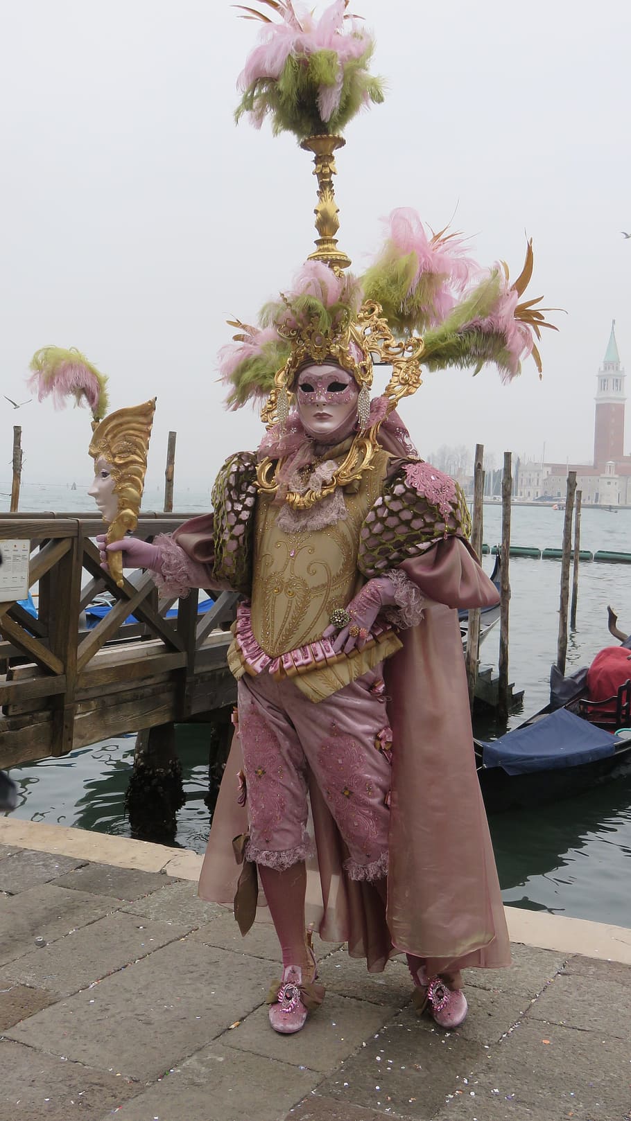 Veneza, Carnaval, Máscara, Traje, Itália, baile de máscaras, decorado, painel, venezia, carneval