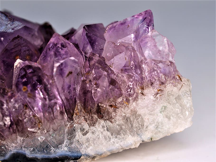 gem, crystal, quartz, amethyst, precious, stone, rock, nature, specimen, closeup