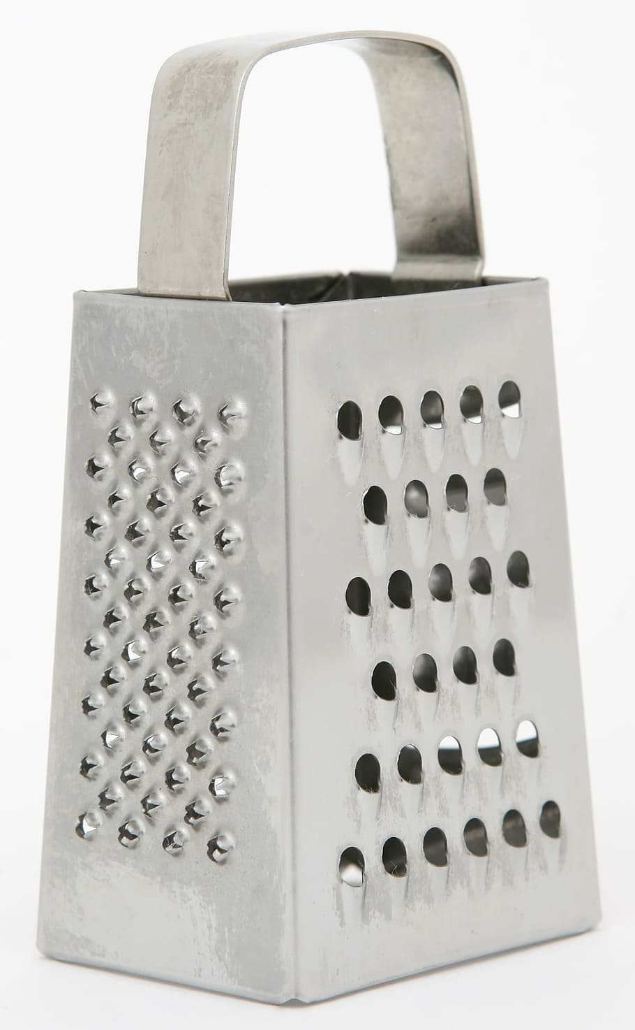 gray cheese grater, accessory, appliance, blade, cheese, chef, chrome, closeup, close-up, cook