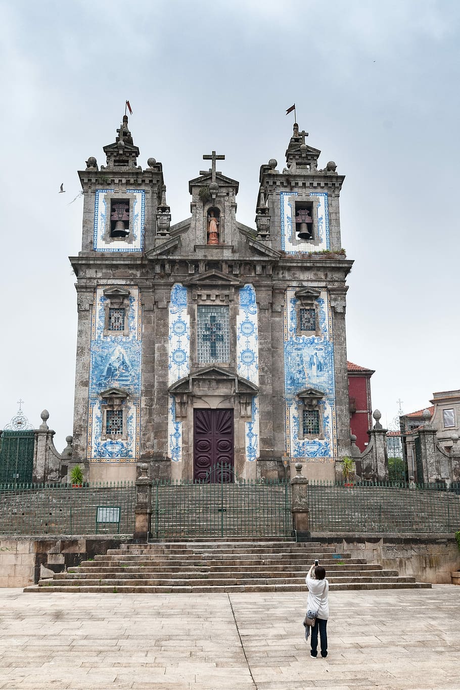 Igreja, Porto, Cidade Velha, Historicamente, turismo, fachada, casas fachadas, cidade, cidade velha histórica, estrada