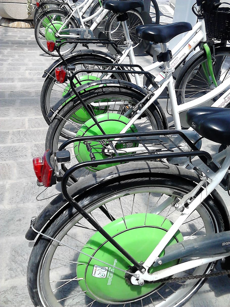 electric bicycles, wheels, environment, bicycle, transportation, cycle, street, mode of Transport, wheel, urban Scene