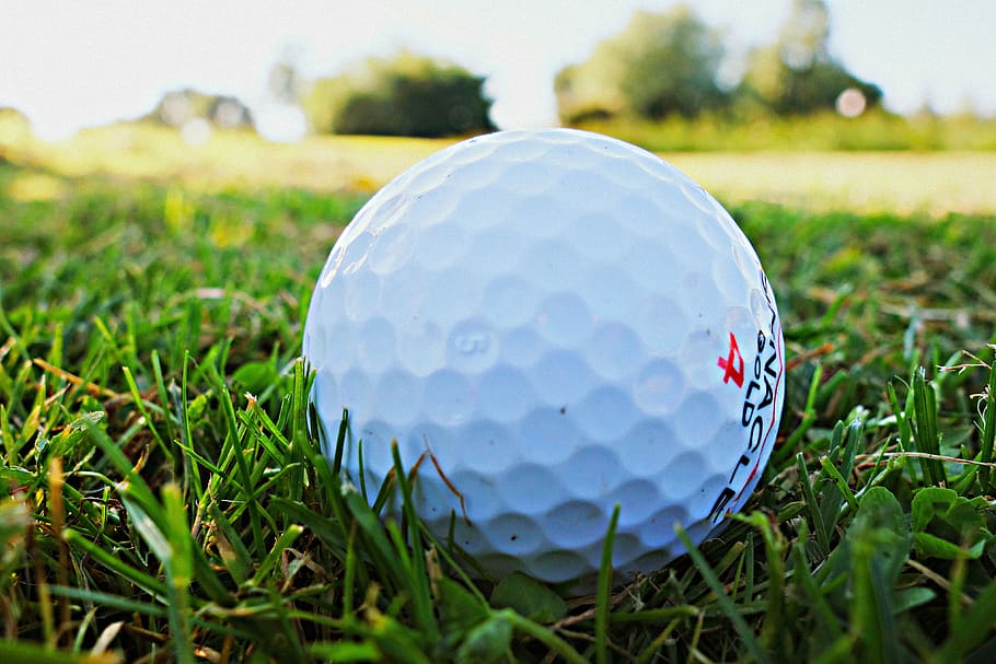 green, grass, golf, golfing, sport, ball, golf Ball, golf Course, outdoors, tee