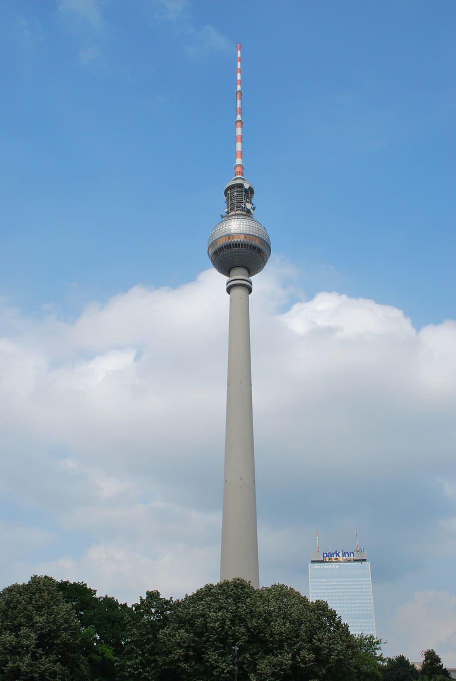 Berlín, torre de radio, Alemania, arquitectura, torre, edificio, capital, cielo, estructura construida, alto - alto