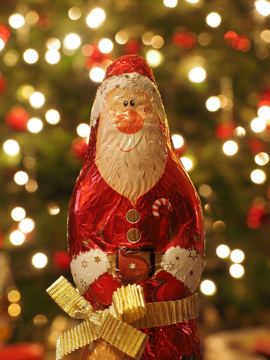 サンタクロースの置物, サンタクロース, クリスマス, 図, ニコラス, チョコレート, 父のクリスマス, クリスマスの装飾, チョコレートサンタクロース, 休日