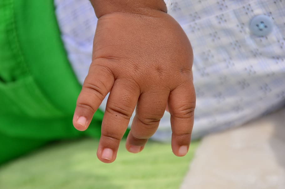 bayi, tangan, jari, yg baru lahir, ayah, imut, orang-orang, Afrika, Amerika, hitam