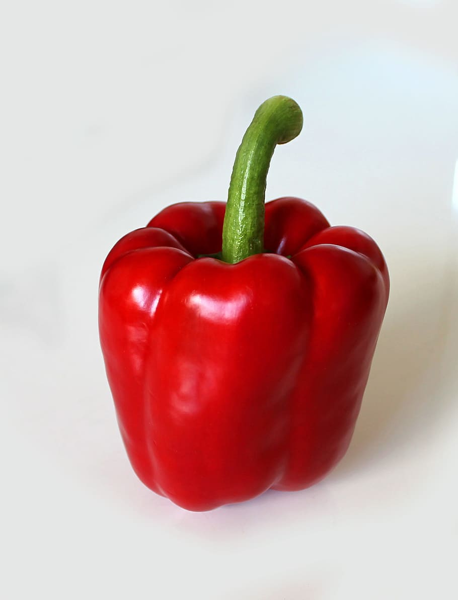 pepper, red, red pepper, green, food, vegetable, healthy, food and drink, healthy eating, studio shot