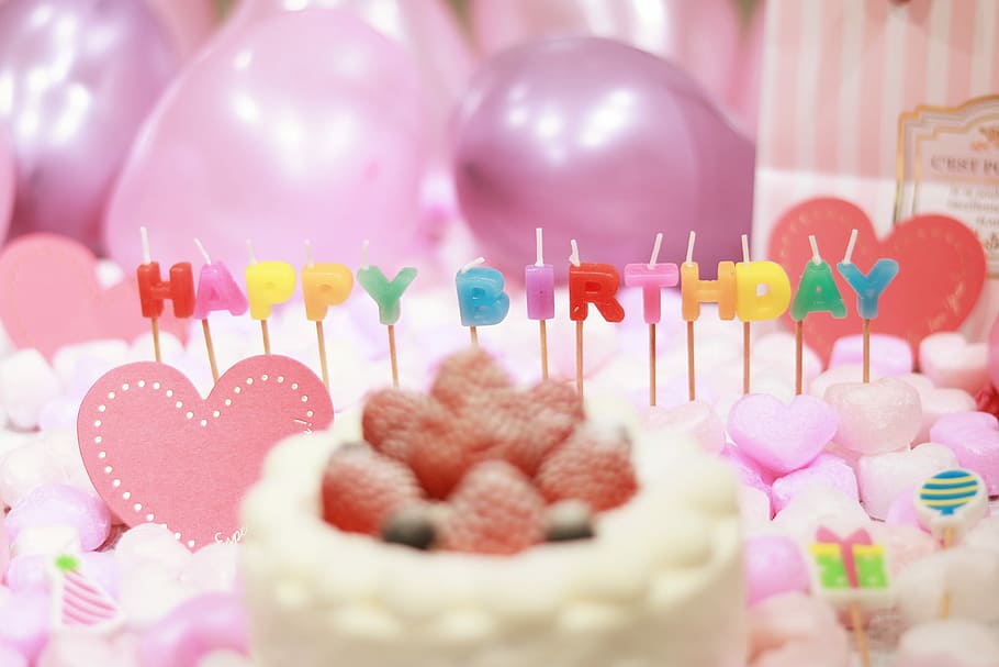 round cake, strawberries, top, round, cake, on top, celebration, birthday, dessert, sweet Food