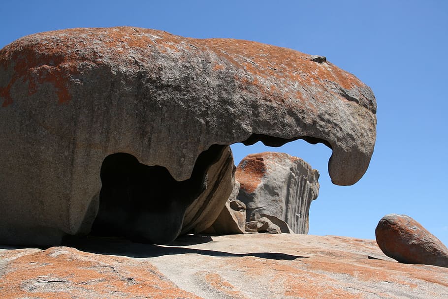canguro islandia, piedras, australia, notable, roca - objeto, roca, sólido, cielo, naturaleza, formación rocosa