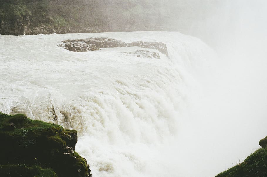 cascada, arroyo, niebla, rocas, movimiento, paisajes: naturaleza, belleza en la naturaleza, exposición prolongada, agua, agua corriente