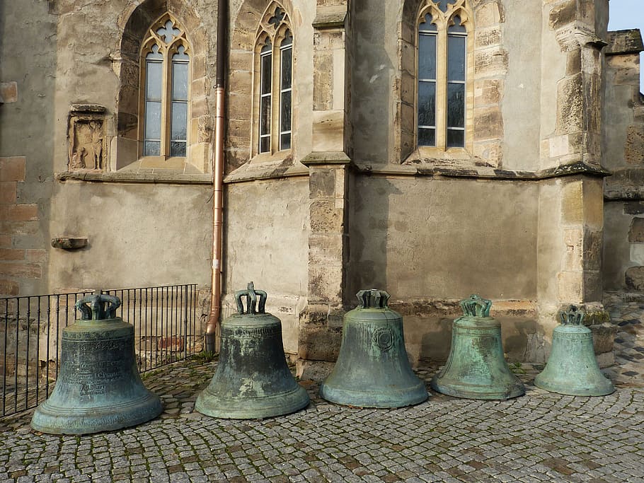 bells, church, magdeburg, saxony-anhalt, old town, historically, gothic, built structure, architecture, day