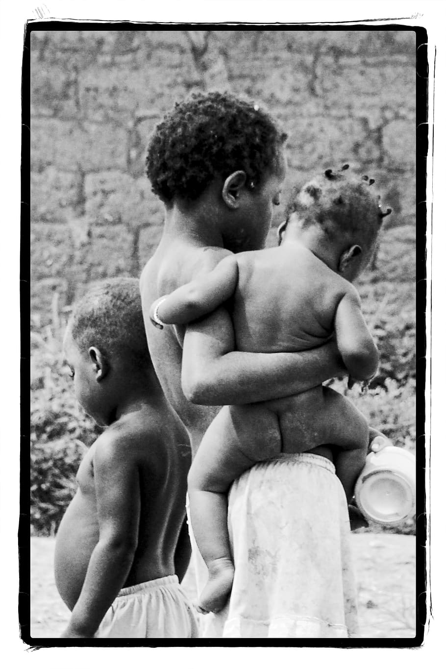 niños, áfrica, africano, negro, cultura, retrato, pobreza, niña, etnia, persona