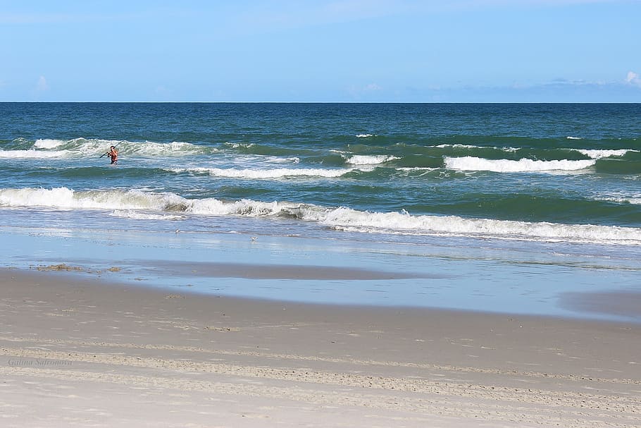 myrtle beach, south carolina, beach, waves, ocean, water, sand, surf, vacation, shore