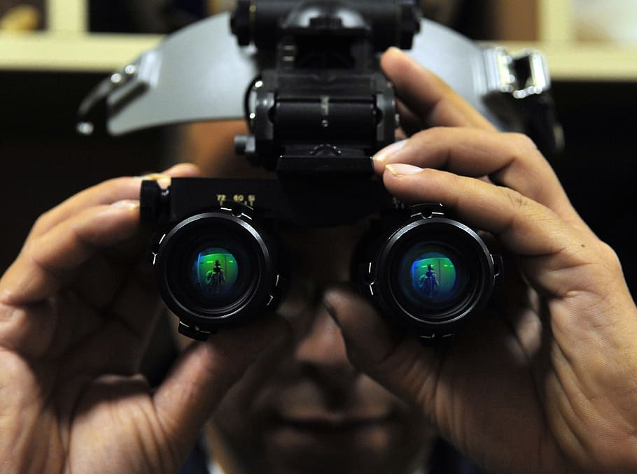 night vision goggles, sight, optometry, vision, eyesight, optical, view, science, equipment, optics