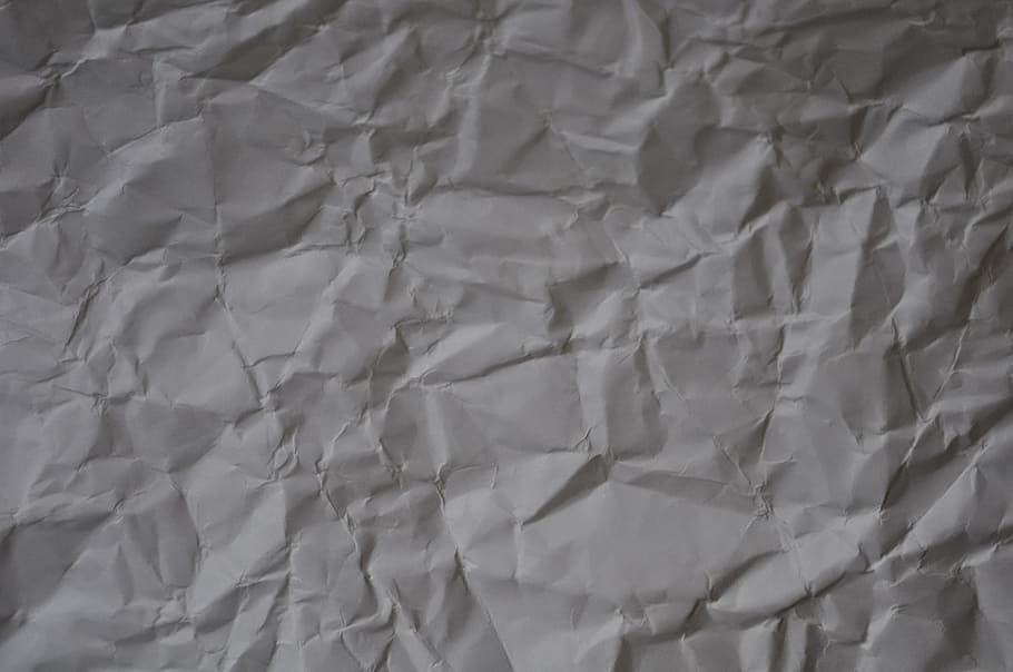 Paper, Grunge, crumbled, crumpled, backgrounds, wrinkled, textured, full frame, crumpled paper, crushed