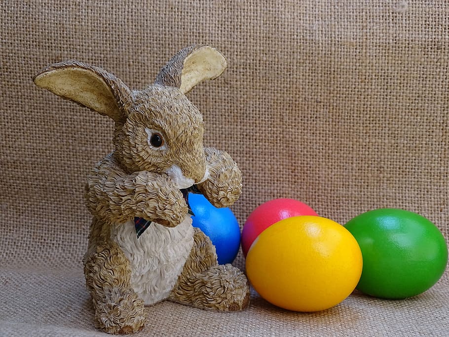 easter bunny, easter egg, hare, easter, egg, decoration, easter theme, easter decoration, colorful, celebration