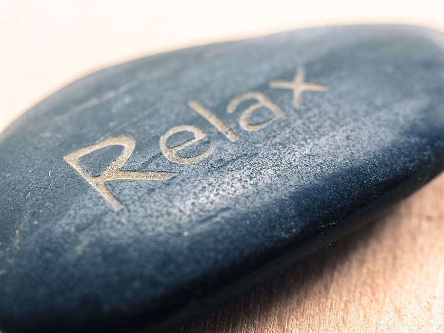 closeup, blue, stone, relax, text, engraved, relaxation, wellness, stones, hot stones
