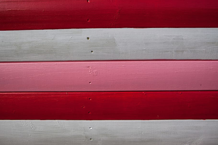 red, white, pink-coloured wood panels, panels., captured, Close-up shot, pink, coloured, wood, panels