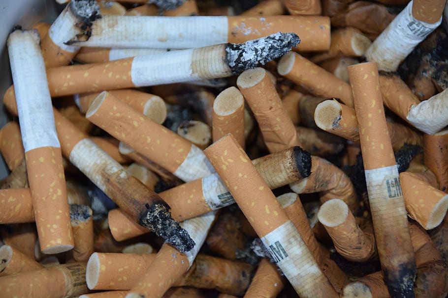 rokok, kecanduan, sampah, nikotin, merokok, konsumsi, asap, kanker paru-paru, ketergantungan, sekelompok besar objek
