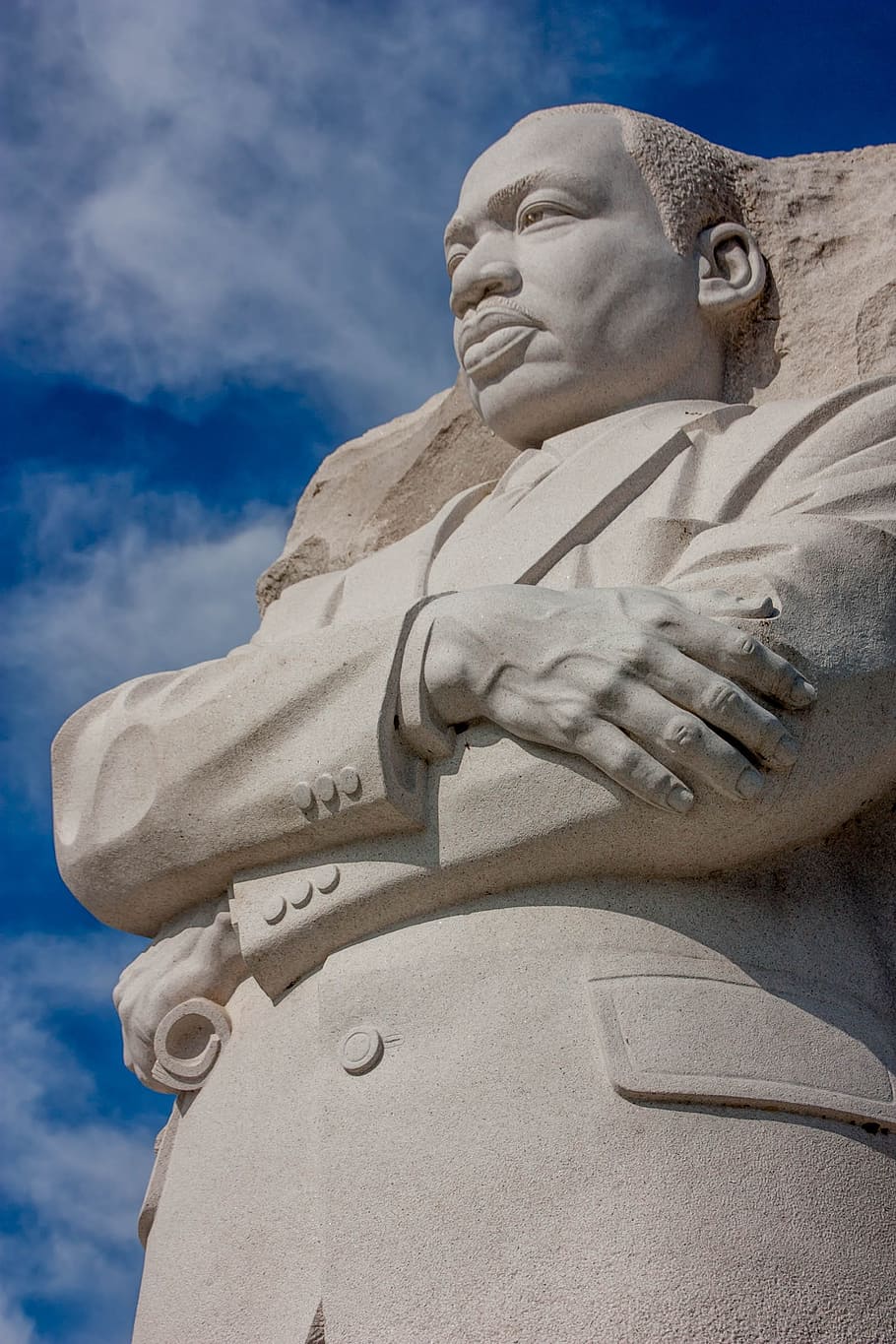 martin luther king, jr., memorial statue, monument, statue, america, washington, dc, capital, government