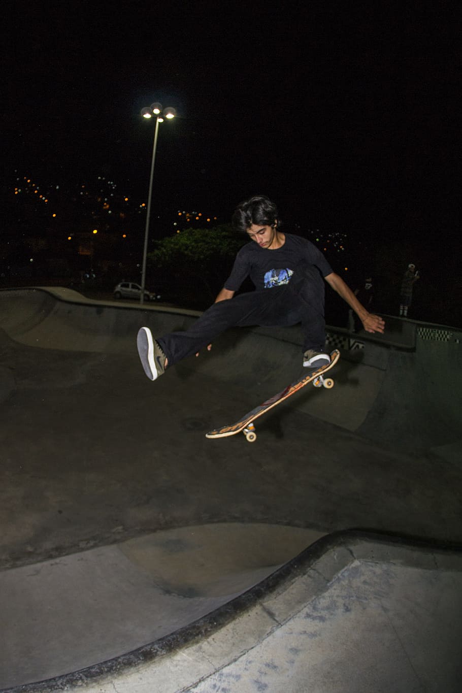 skateboard, extreme sport, florianopolis, full length, skateboard park, leisure activity, one person, skill, casual clothing, mid-air