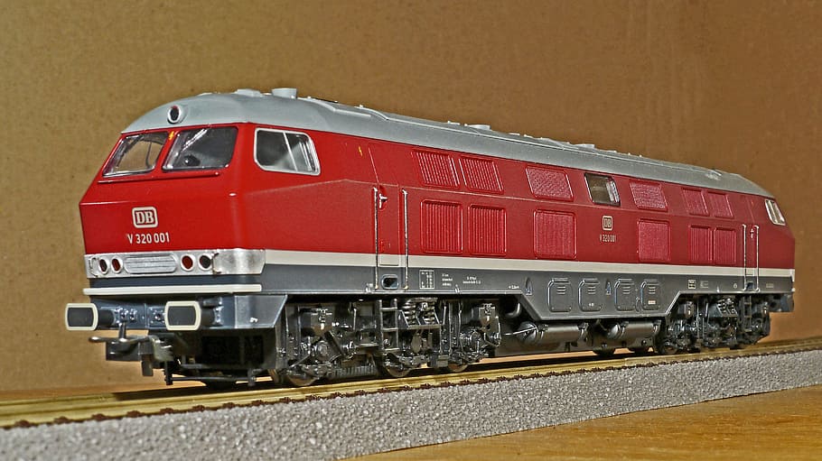 디젤 기관차, 모델, 규모 h0, br v320, 종류 중 하나, 테스트, großdiesellok, 6 축, 도이치 분데스 반, db