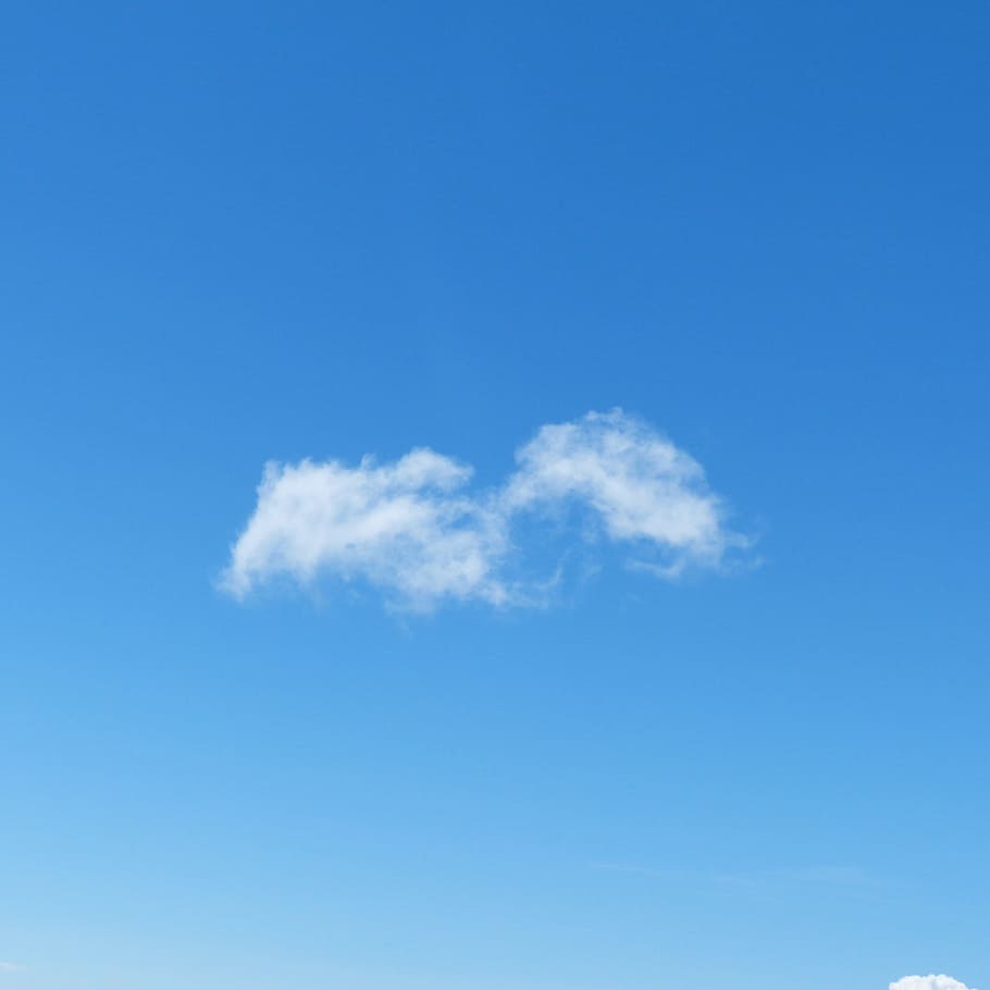 white, clear, daytime, Sky, Clouds, Cloud, individually, sky blue, raindrop, background