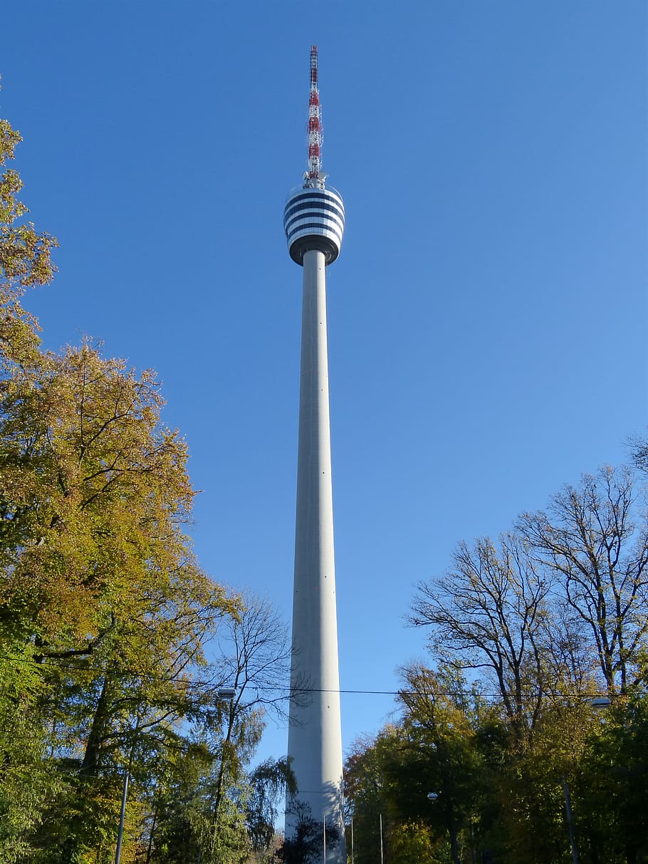 Stuttgart, Tv Tower, Architecture, stuttgart, tv tower, tower, radio tower, building, high, tall - high, travel destinations