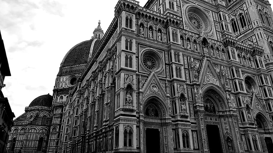 italy, florence, tuscany, church, architecture, city, firenze, building, cathedral, sky