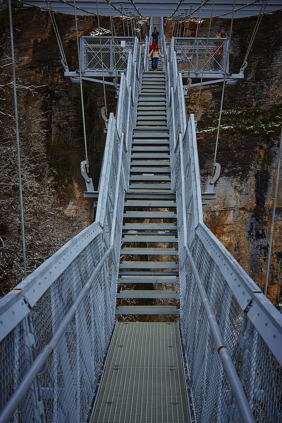 sochi, bridge, sky bridge, architecture, built structure, staircase, railing, connection, steps and staircases, the way forward