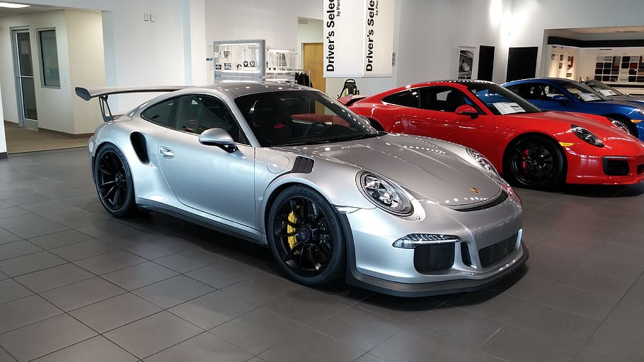 Porsche, GT3, 911, superdeportivo, coche de carreras, lujo, sala de exposición, coche deportivo, velocidad, automóvil