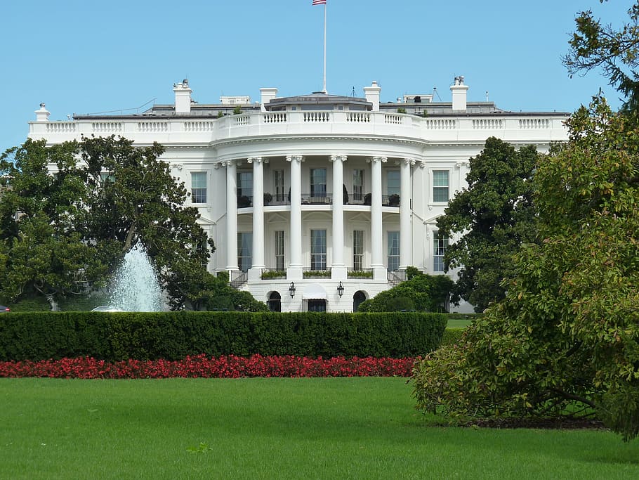 rumah putih amerika, rumah putih, presiden, amerika serikat, washington, tempat-tempat menarik, amerika, kepala negara, bangunan eksterior, arsitektur