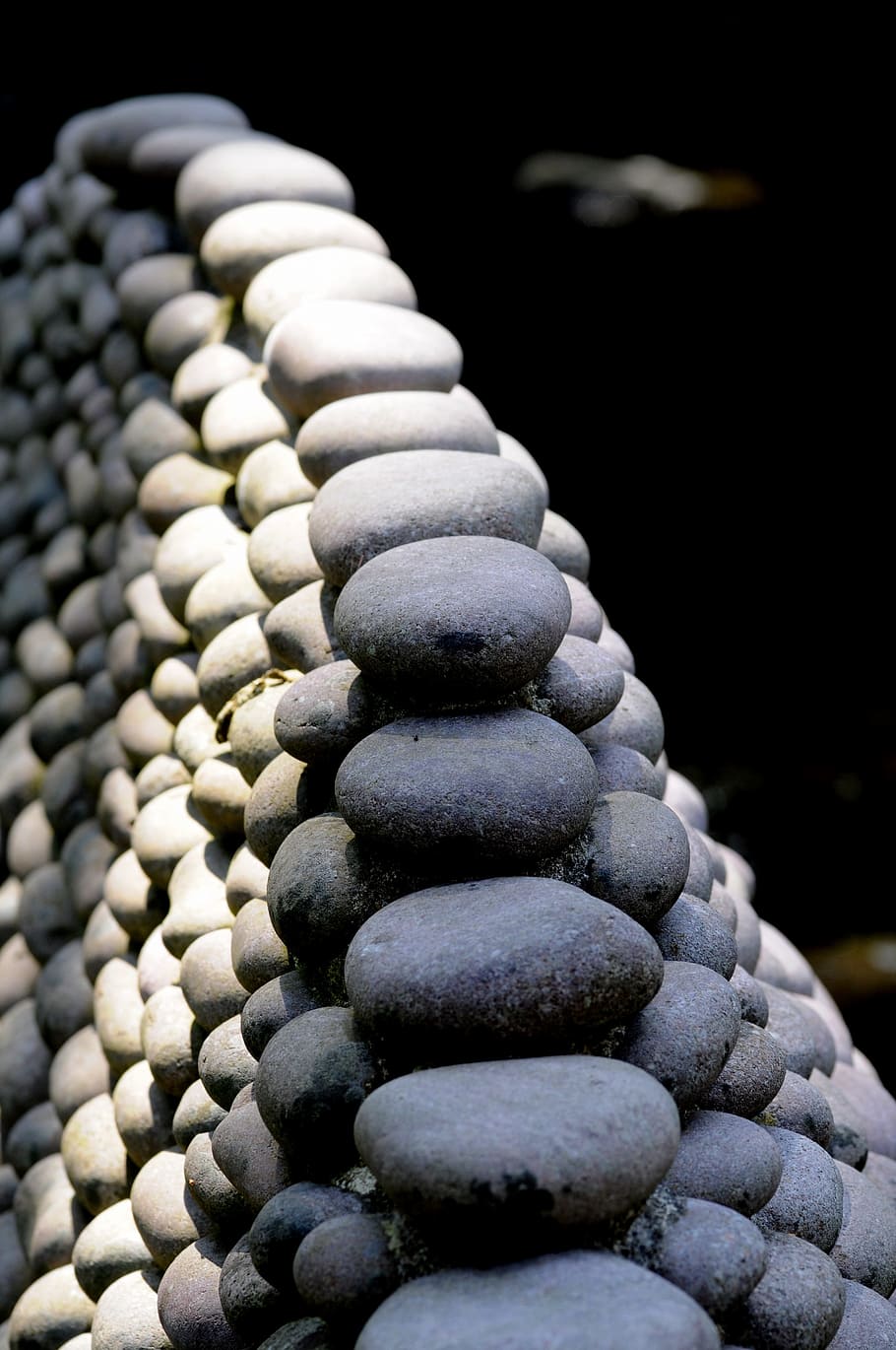 albert kahn garden, japanese garden, boulogne-billancourt, stones, nature, zen, stone - object, pebble, rock, solid